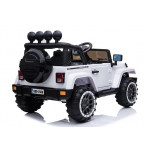 Elektrické autíčko - Jeep BRD-7588 4x4 - nelakované - biele